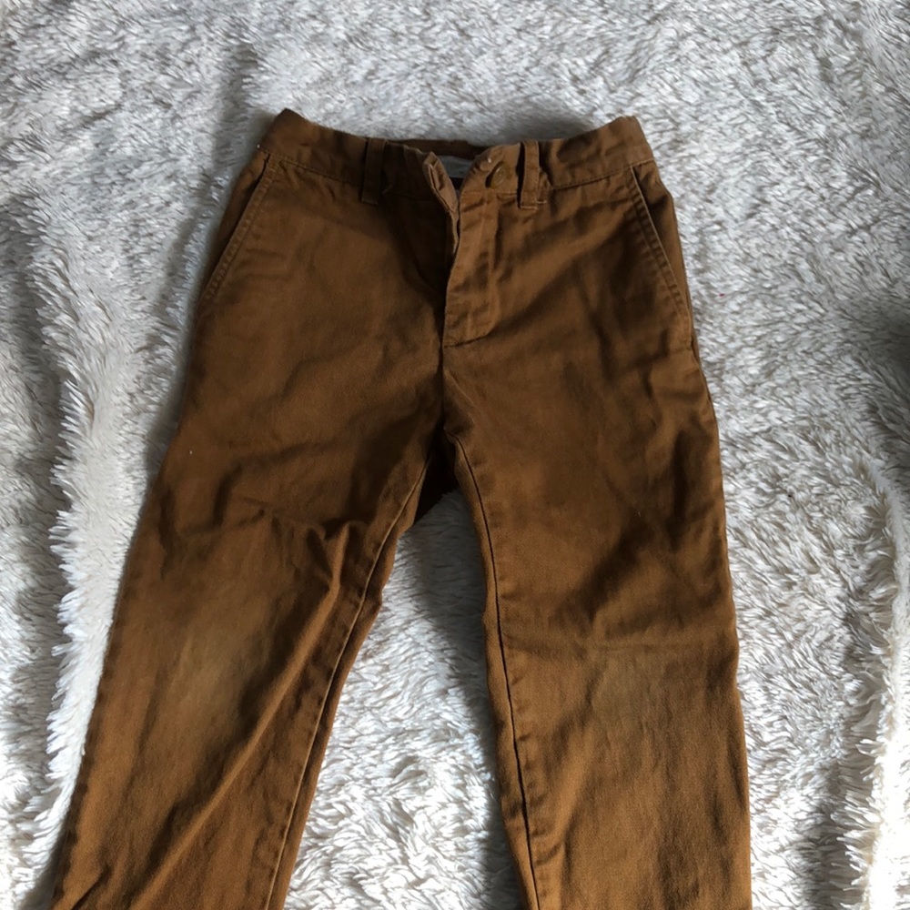Crewcuts Boys lined dark khakis.Good for cold days